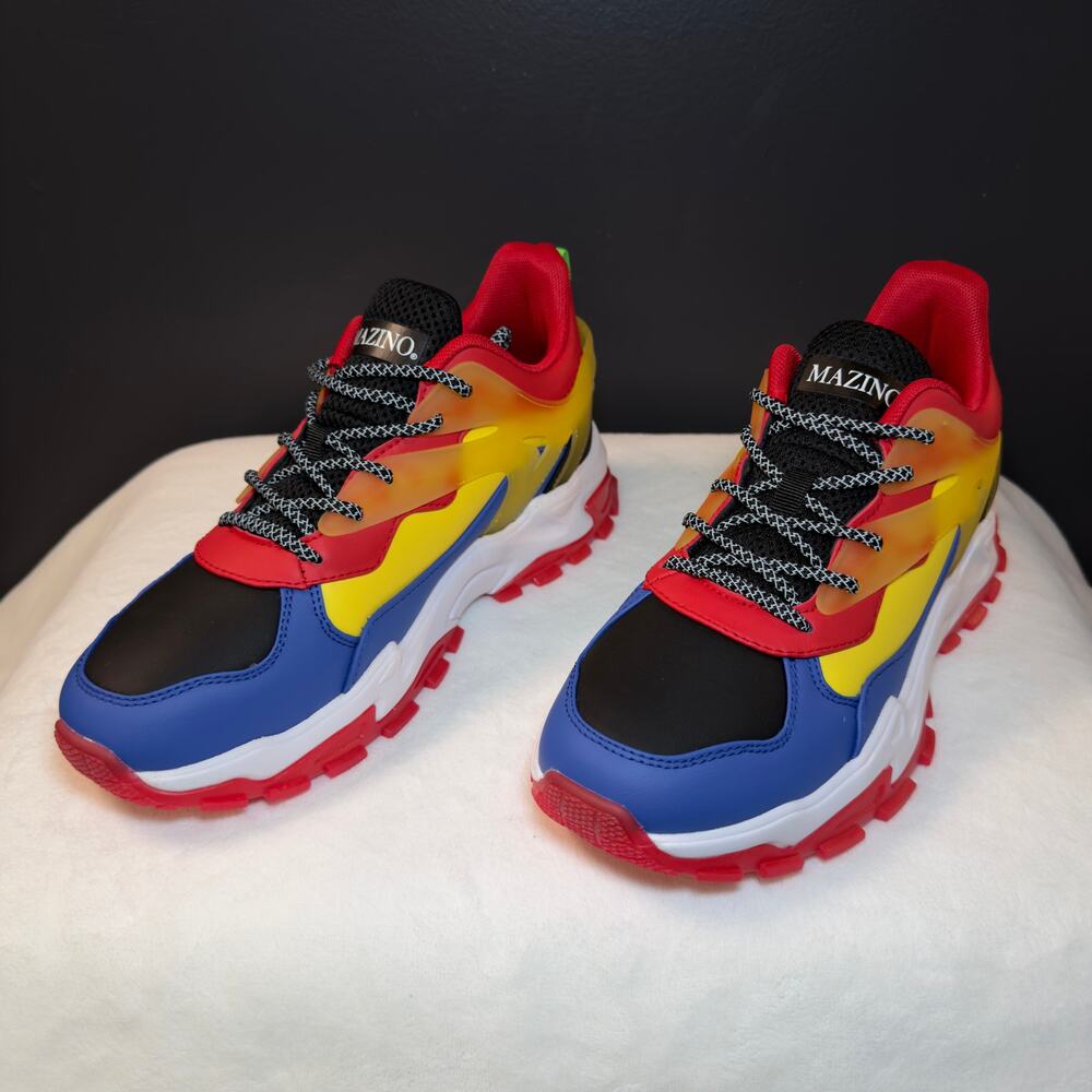 Mazino Molten Multi-Color Sneaker | K-Molten-005-D | Youth 7Y - Picture 10 of 11